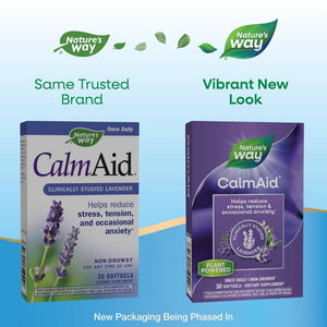 Nature's Way CalmAid Lavender 30 Softgels