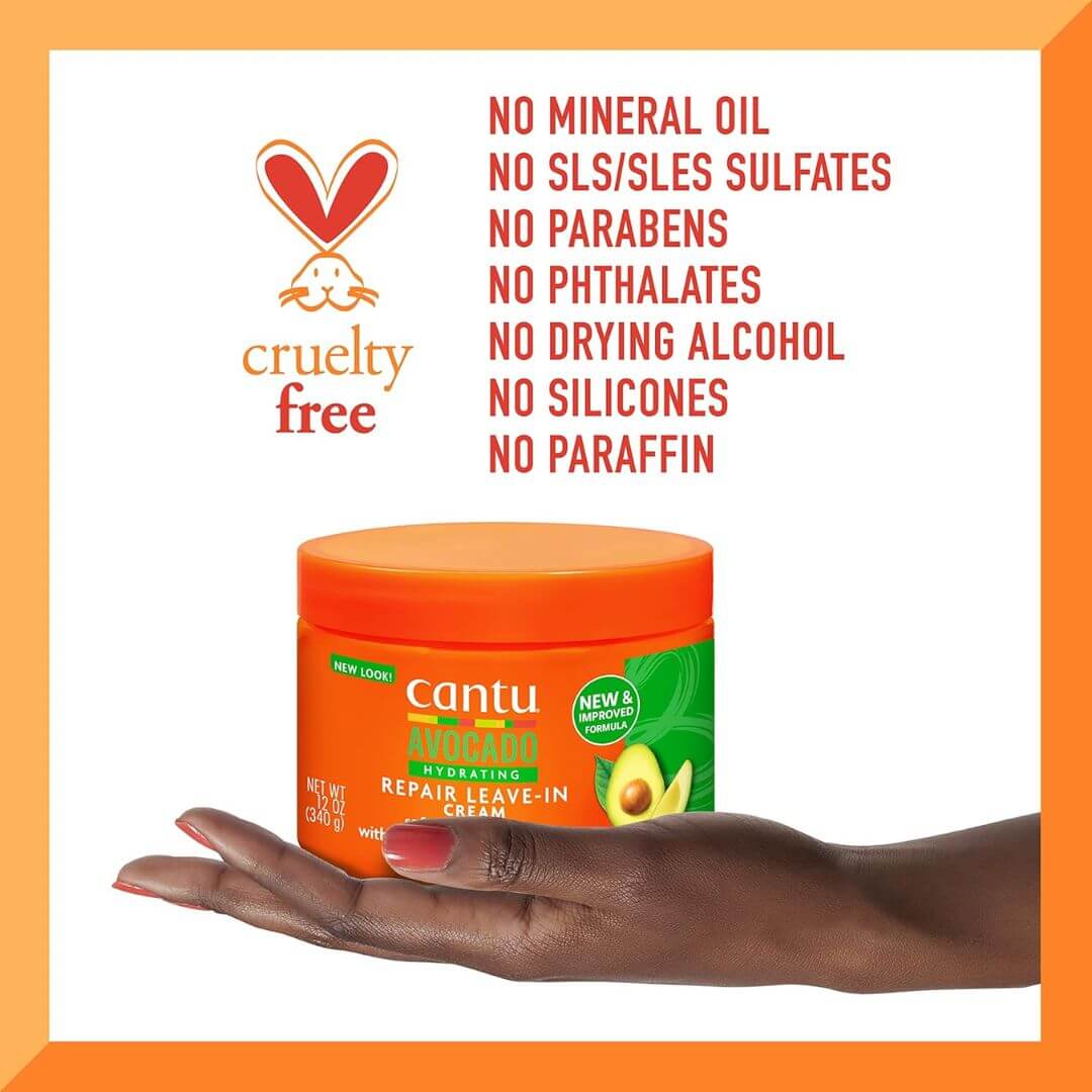 Cantu Avocado Hydrating Repair Leave-In Cream 340g,817513019890