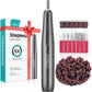 COSLUS COSLUS Electric Nail Drill File Professional: For Acrylic Gel Dip Powder Nails Portable Nail Machine Kit Manicure Pedicure Tools Polishing Set With Nail Drill Bits Sanding Bands