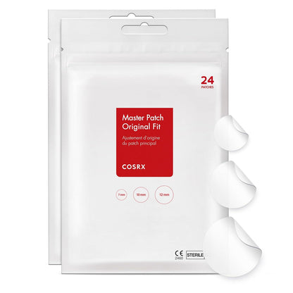 COSRX COSRX Acne Pimple Patch Absorbing Hydrocolloid Original 3 Size Patches For Blemishes And Zits Cover, Spot Stickers For Face And Body, Not Tested On Animals