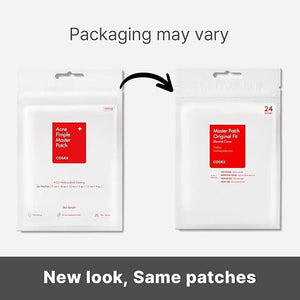 COSRX COSRX Acne Pimple Patch Absorbing Hydrocolloid Original 3 Size Patches For Blemishes And Zits Cover, Spot Stickers For Face And Body, Not Tested On Animals