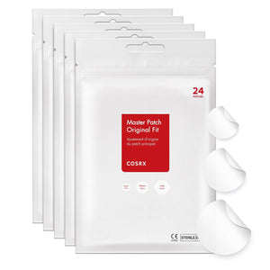 COSRX COSRX Acne Pimple Patch Absorbing Hydrocolloid Original 3 Size Patches For Zits Cover, Spot Stickers For Face And Body, Not Tested On Animals, No Toxic Ingredients (120 Count (Pack Of 5))