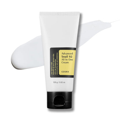 COSRX COSRX Snail Mucin 92% Moisturizer, Daily Repair Face Gel Cream Tube Type For Dry, Sensitive Skin, Not Tested On Animals, No Parabens, No Sulfates, No Phthalates, Korean Skincare (3.52Fl Oz / 100g)