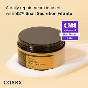 COSRX COSRX Snail Mucin 92% Face Moisturizer, 3.52 Oz, Lightweight Moisturing Cream For Soft, Glowy Skin, Korean Skin Care, Korean Moisturizer Face Cream