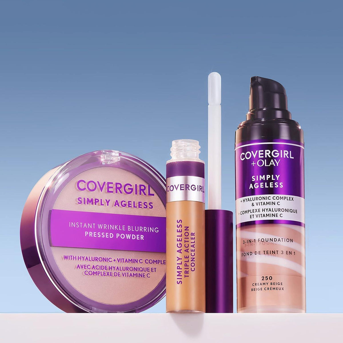 COVERGIRL COVERGIRL+Olay Simply Ageless 3-in-1 Liquid Foundation Classic Ivory, 1 Ounce (packaging May Vary)