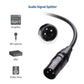 Cable Matters 2-Pack Premium XLR To XLR Cables, XLR Microphone Cable 15 Feet, Oxygen-Free Copper (OFC) XLR Male To Female Cord, Mic Cord, XLR Speaker Cable, Black,