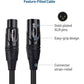 Cable Matters 2-Pack Premium XLR To XLR Cables, XLR Microphone Cable 20 Feet, Oxygen-Free Copper (OFC) XLR Male To Female Cord, Mic Cord, XLR Speaker Cable, Black,