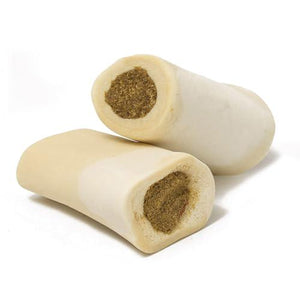 Cadet Peanut Butter Stuffed Shin Bone, Large, Long-Lasting Dog Chew, High Protein, Dental Support