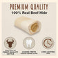 Cadet Peanut Butter Stuffed Shin Bone, Large, Long-Lasting Dog Chew, High Protein, Dental Support