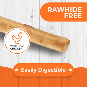 Canine Naturals Chicken Recipe 5 Inch Chew Sticks 40 Pack Rawhide Free Treats Made from USA Raised Chicken