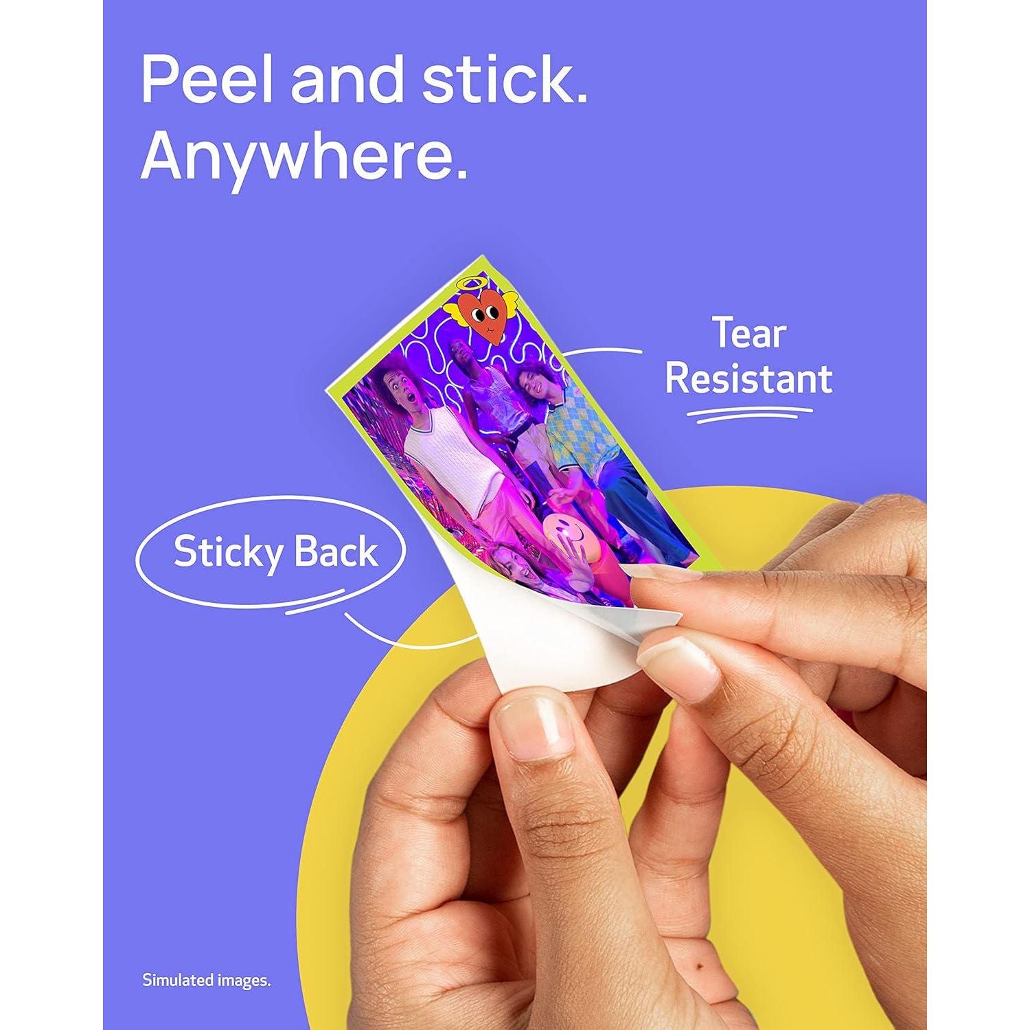 Canon ZINK 2 X 3 Photo Sticker Paper Pack (100 Sheets),