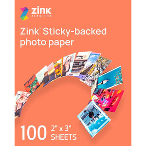 Canon ZINK 2 X 3 Photo Sticker Paper Pack (100 Sheets),