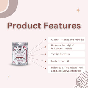 Cape Cod Polishing Cloths For Fine Metals | Jewelry Cleaner And Tarnish Remover | Silver Polishing To A Brilliant Shine | Foil Pack Of (2) 4x6 Cloths,