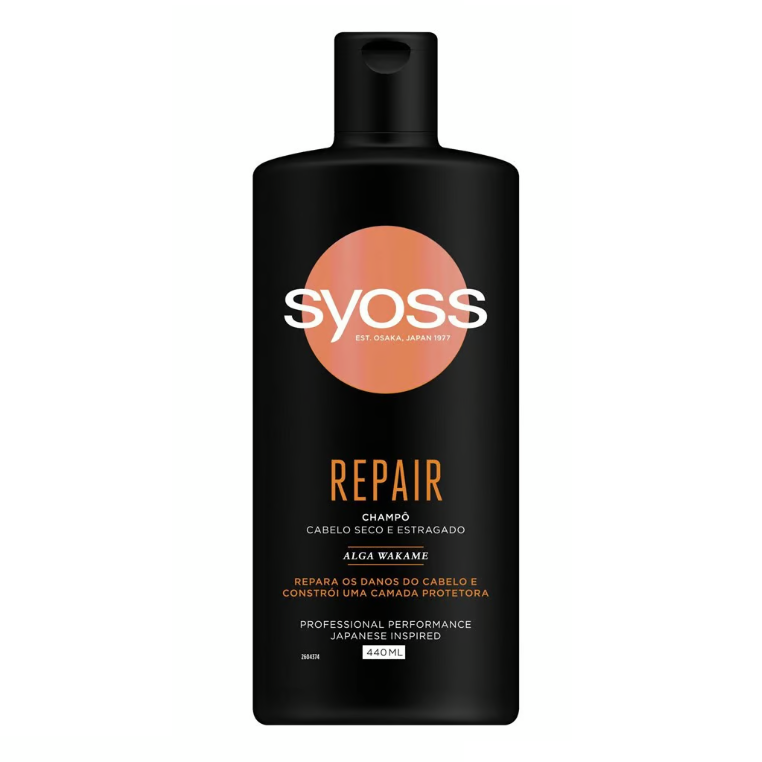 Syoss Repair Alga Wakame Shampoo 440ml,5410091755157