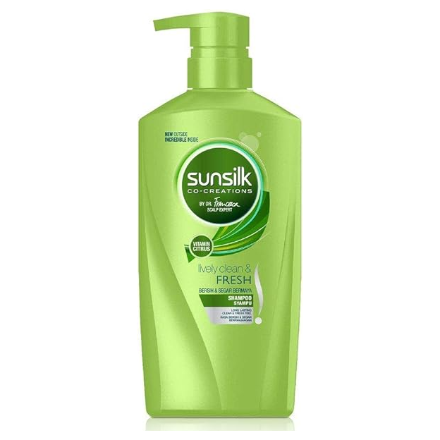 Sunsilk Co-Creations Lively Clean & Fresh Shampoo 650ml,8851932355230