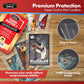 Card Saver 1 Trading Card Protectors 50 Count Semi Rigid Holders PSA Approved for Baseball Sports Cards and Storage