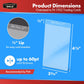 Card Saver 1 Trading Card Protectors 50 Count Semi Rigid Holders PSA Approved for Baseball Sports Cards and Storage