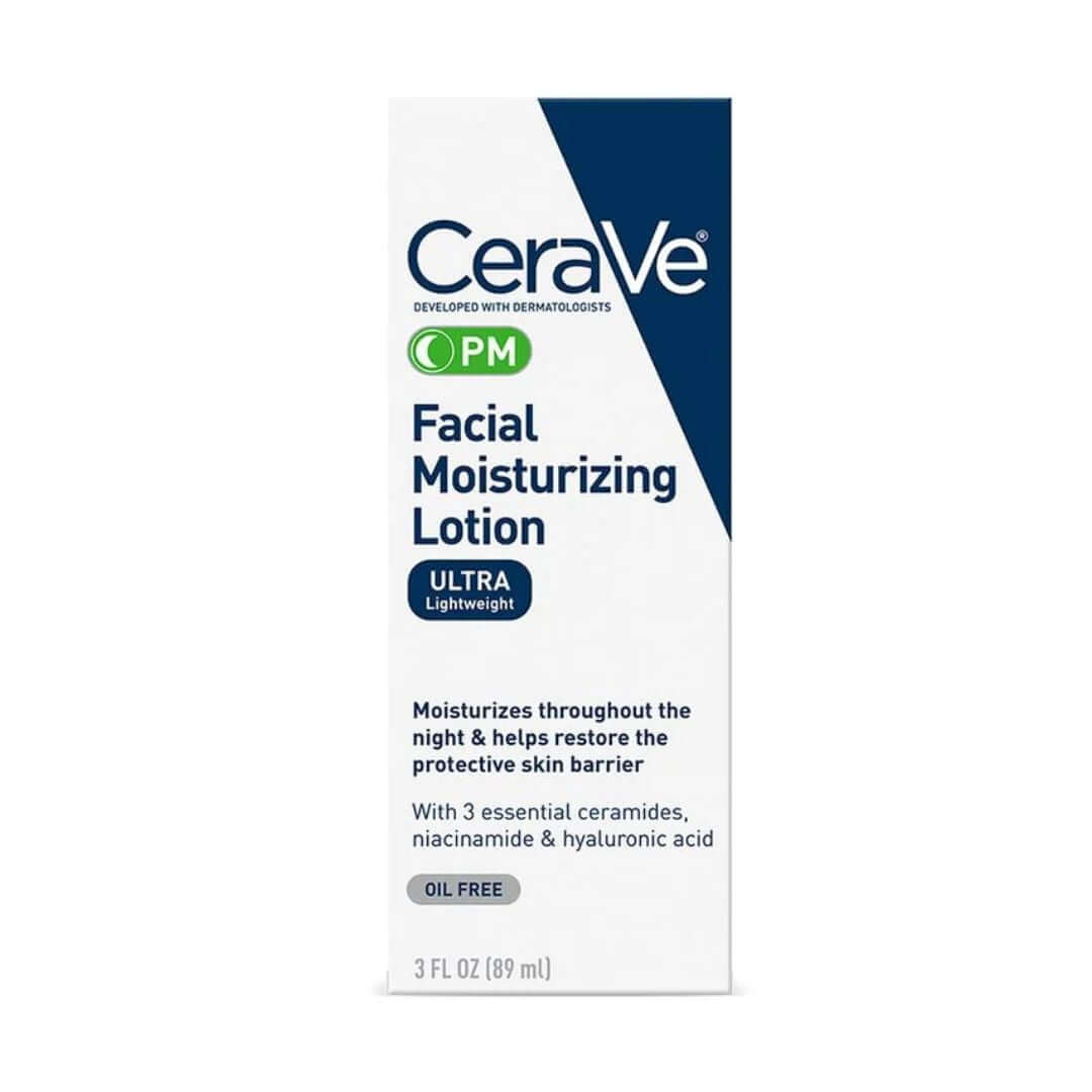 CeraVe Pm Ultra Lightweight Facial Moisturizing Lotion 89ml