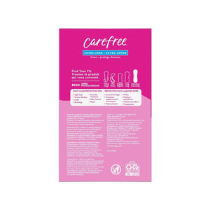 Carefree Extra Long Unscented Panty Liners