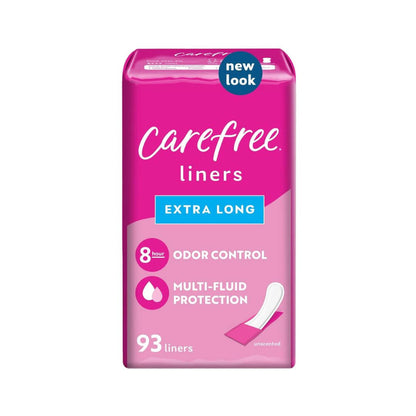 Carefree Extra Long Unscented Panty Liners