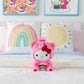 Care Bears Hello Kitty Cheer Bear Plush Toy, 8 Inch, Soft & Huggable, Ages 4+, Cute Collectible Gift