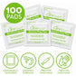 Care Touch Care Touch Alcohol Wipes - Individually Wrapped Alcohol Prep Pads With 70% Isopropyl Alcohol, Great For Medical And First Aid Kits - Sterile, Antiseptic 2-Ply Rubbing Alcohol Pads - 100 Count
