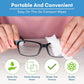 Care Touch Care Touch Lens Wipes For Eyeglasses - 400 Count Individually Wrapped Pre-Moistened Wipes, 4.5x11-Inch - Sunglasses, Screens, And Glasses Cleaner - Gentle And Portable For Cleaning Of Devices