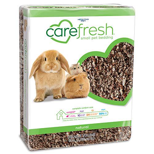 Carefresh Natural Paper Bedding 60L Small Pet Bedding with Odor Control and 99 Percent Dust Free