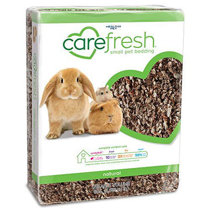 Carefresh Natural Paper Bedding 60L Small Pet Bedding with Odor Control and 99 Percent Dust Free
