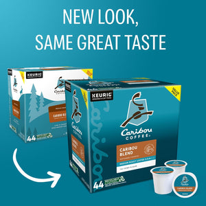Caribou Coffee Caribou Coffee Caribou Blend Keurig Single-Serve K-Cup Pod, Medium Roast Coffee, 44 Count(Pack Of 1)