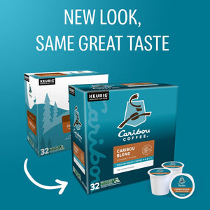 Caribou Coffee Caribou Coffee Caribou Blend, Keurig Single-Serve K-Cup Pods, Medium Roast Coffee, 32 Count(Pack Of 1)