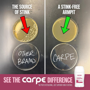 Carpe Carpe Underarm Antiperspirant And Deodorant, Clinical Strength With Rose Water Scent, Combat Excessive Sweating Stay Fresh And Dry, Great For Hyperhidrosis