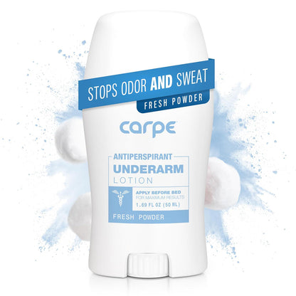 Carpe Carpe Underarm Antiperspirant And Deodorant, Fresh Powder Scent
