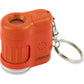 Carson MicroMini 20x Pocket Microscope, UV And LED Flashlight, Orange (MM-280O),