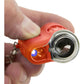 Carson MicroMini 20x Pocket Microscope, UV And LED Flashlight, Orange (MM-280O),