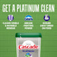 Cascade Platinum Dishwasher Pods, Lemon Scent, 59 Count, Powerful Cleaning & Dishwashing Detergent