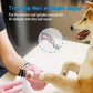 Casfuy Dog Nail Grinder White Rechargeable 2 Speed Painless Pet Nail Trimmer for Dogs and Cats All Sizes
