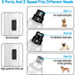 Casfuy Dog Nail Grinder White Rechargeable 2 Speed Painless Pet Nail Trimmer for Dogs and Cats All Sizes