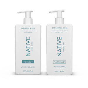 Native Cashmere And Rain Shampoo And Conditioner Contain Naturally Derived Ingredients | All Hair Types, Color And Treated, Fine To Dry Damaged, Sulfate And Dye Free - 2-Pack