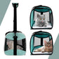 Green Collapsible Soft Pet Carrier 17x11x11 Airline Approved for Cats Dogs up to 15 lbs Travel Friendly