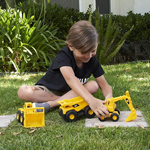 CAT Construction Combo Dump Truck Loader Excavator Toy Set for Kids