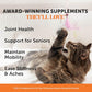 Cat Hip and Joint Chews 30 Day Supply Glucosamine Support for Joint Health Chicken Flavored Crunchy and Creamy Chews