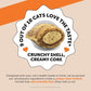 Cat Hip and Joint Chews 30 Day Supply Glucosamine Support for Joint Health Chicken Flavored Crunchy and Creamy Chews
