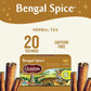 Celestial Seasonings Celestial Seasonings Bengal Spice Herbal Tea, Caffeine Free, 20 Tea Bags Box (Pack Of 6)