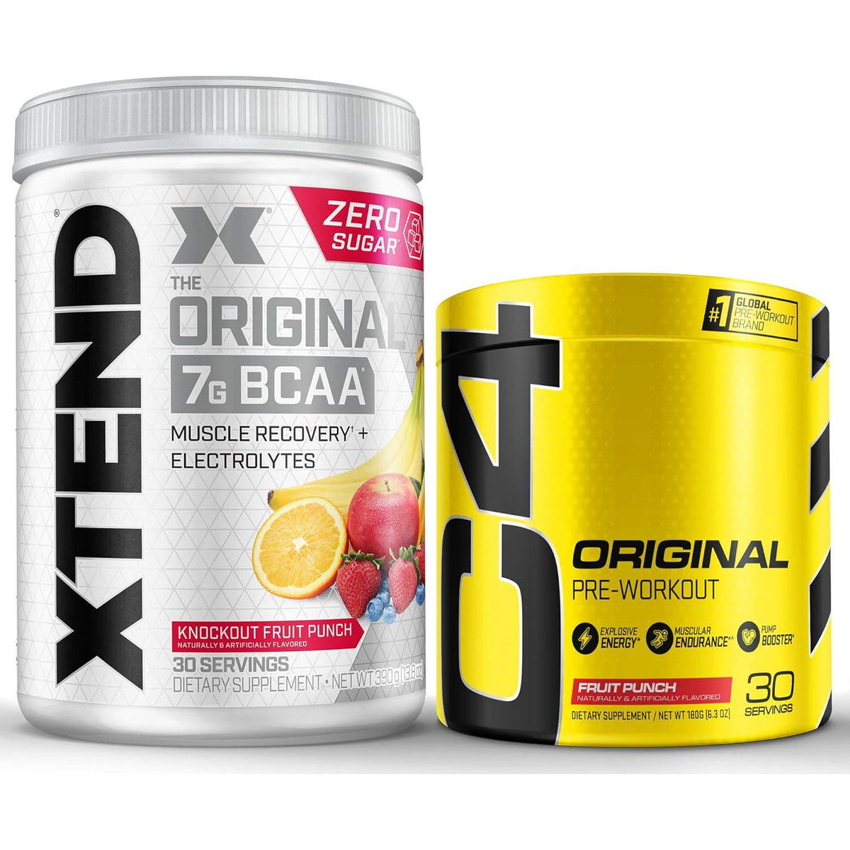 Xtend XTEND Original BCAA Powder 7g BCAA And 2.5g L-Glutamine, Sugar Free Post Workout Muscle Recovery Drink With Amino Acids For Men And Women, 30 Servings