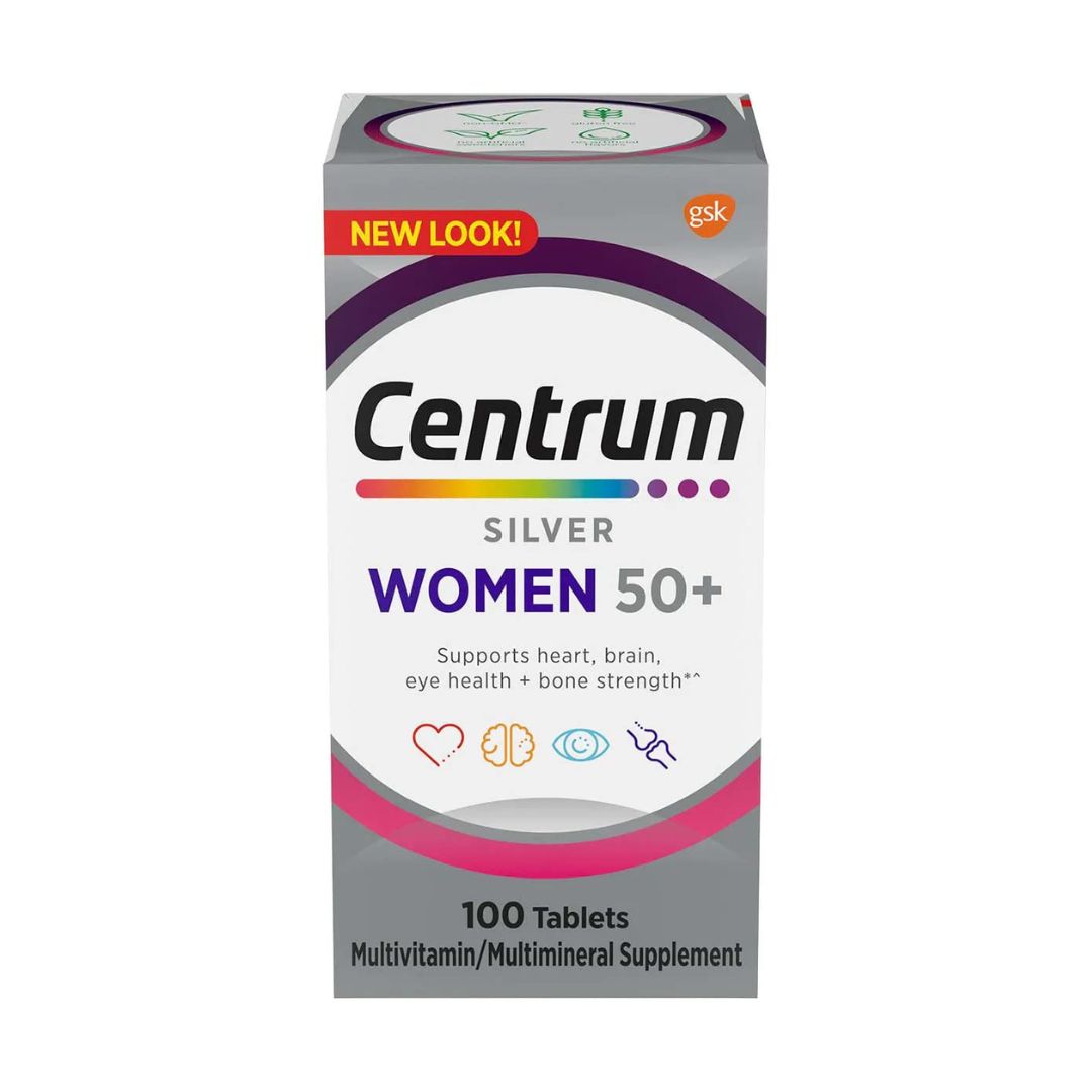 Centrum Silver Women 50+ Multivitamin/Multimineral Supplement Tablets,305734756521