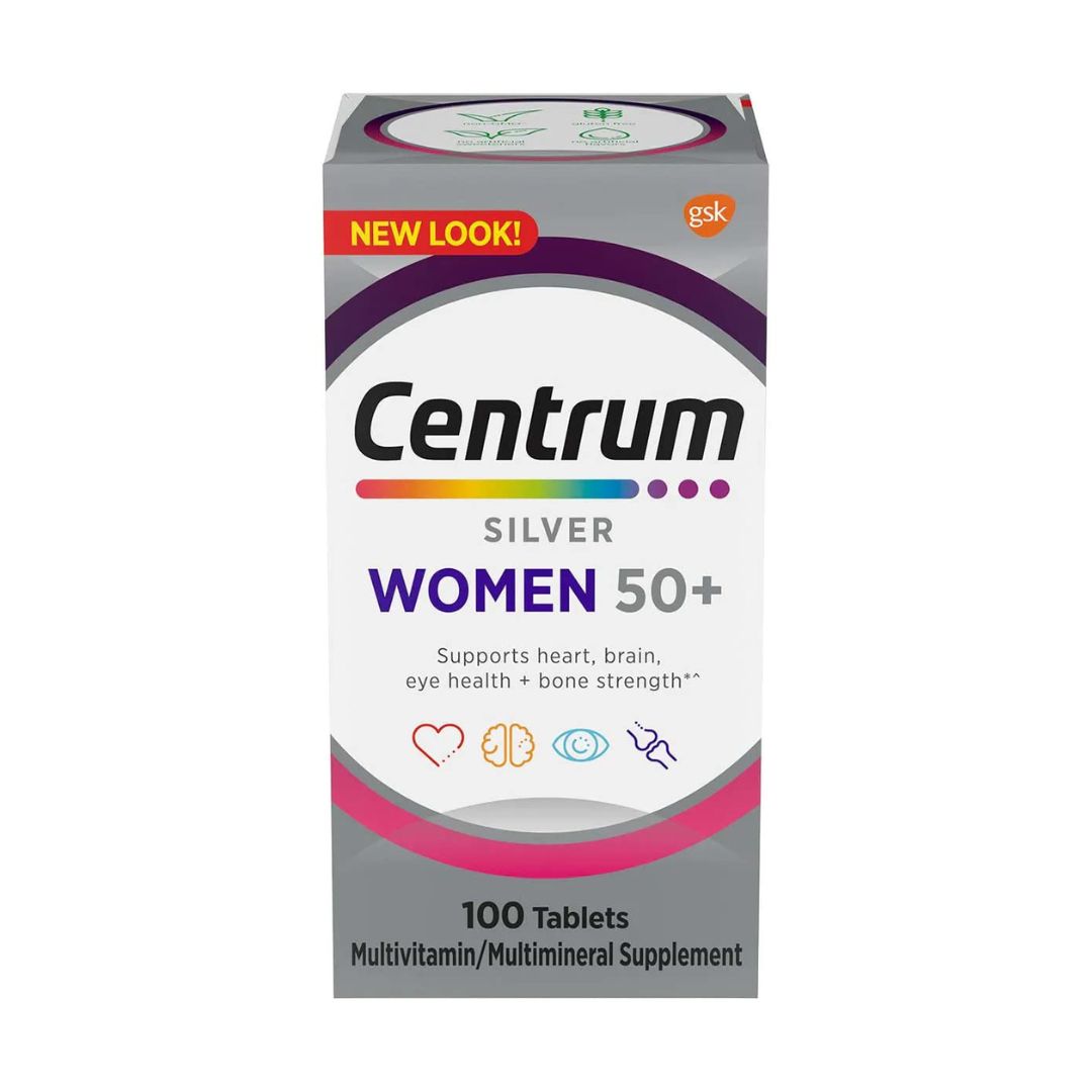 Centrum Silver Women 50+ Multivitamin/Multimineral Supplement Tablets