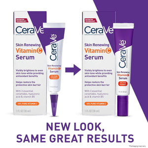 CeraVe CeraVe Vitamin C Serum With Hyaluronic Acid, Skin Brightening Serum For Face With 10% Pure Vitamin C, Fragrance Free, 1 Fl. Oz