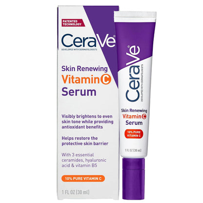 CeraVe CeraVe Vitamin C Serum With Hyaluronic Acid, Skin Brightening Serum For Face With 10% Pure Vitamin C, Fragrance Free, 1 Fl. Oz
