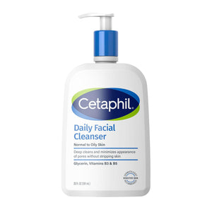 Cetaphil Cetaphil Face Wash, Daily Facial Cleanser For Sensitive, Combination To Oily Skin, 20 Oz, Gentle Foaming, Soap Free, Hypoallergenic